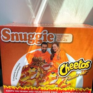 Cheeto flaming hot snuggie